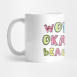 World's Okayest Beautician Gift Idea Mug